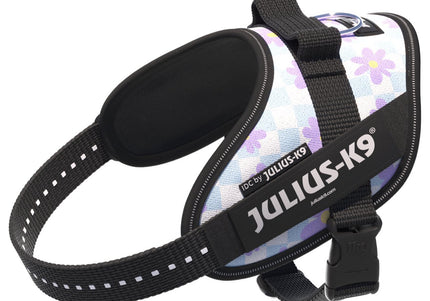 Julius-K9 IDC Powerharness Cartoon – Reflective Floral Dog Harness, Comfortable Fit Design