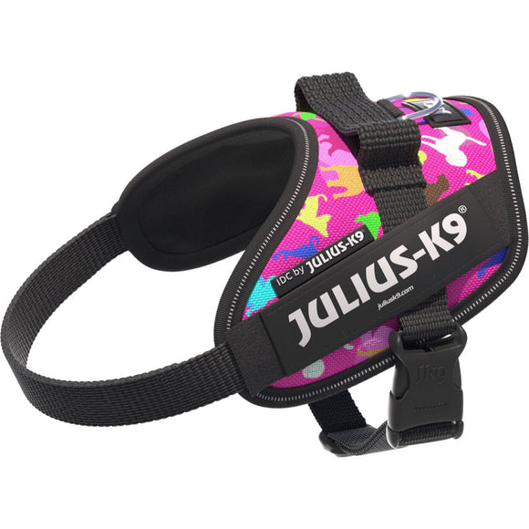 Julius-K9 IDC Powerharness Dogz – Reflective Dog Harness with Colorful Pattern, Size 0