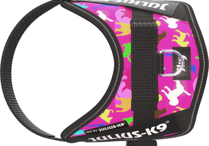 Julius-K9 IDC Powerharness Dogz – Reflective Dog Harness with Colorful Pattern, Size 0
