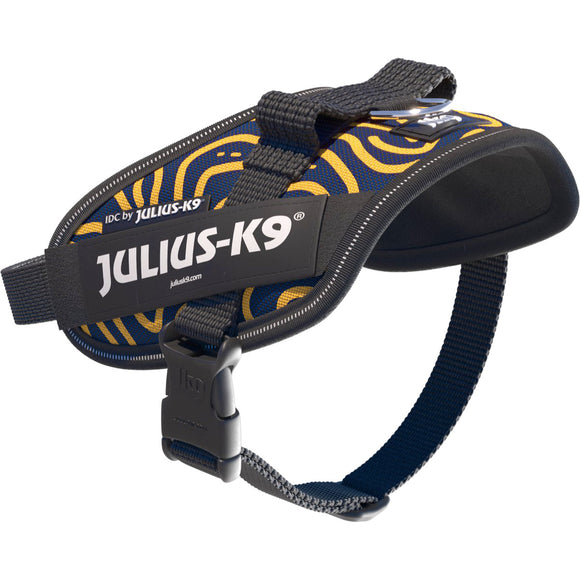 Julius-K9 IDC Powerharness Canyon – Reflective Adjustable Dog Harness, Mini Size, Canyon Pattern