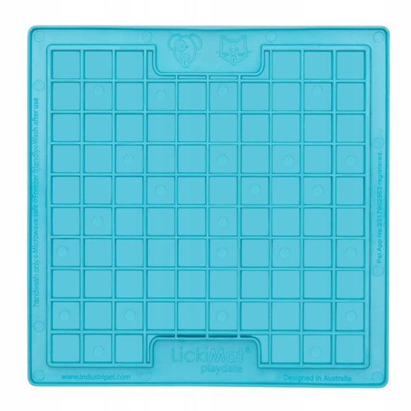 LickiMat Classic Cat Playdate – Soft Silicone Licking Mat, Purple, Promotes Calm and Healthy Eating