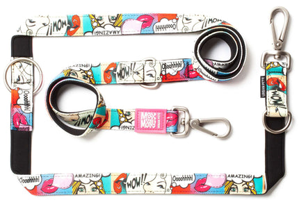 Max&Molly Missy Pop Multi-Leash – Adjustable 200cm Dog Leash with Vibrant Pattern, Large Size