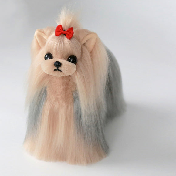 Mr. Jiang Yorkshire Full Body Hair – Realistic Replacement Coat for Small Dog Mannequin