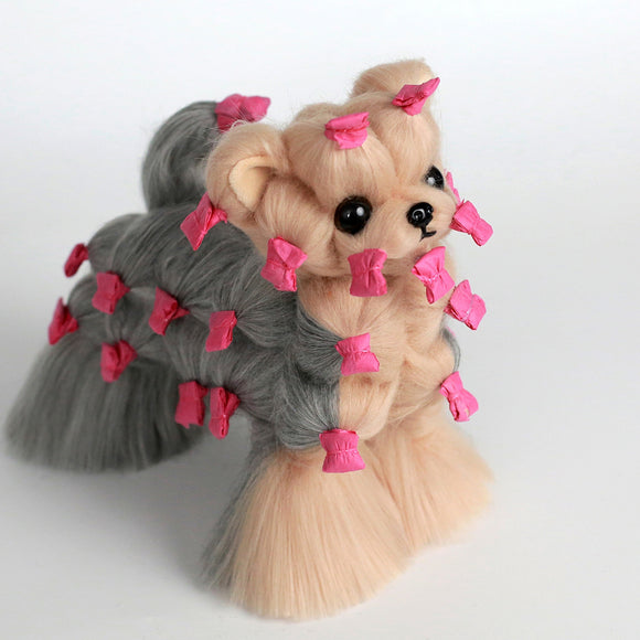 Mr. Jiang Yorkshire Full Body Hair – Realistic Replacement Coat for Small Dog Mannequin