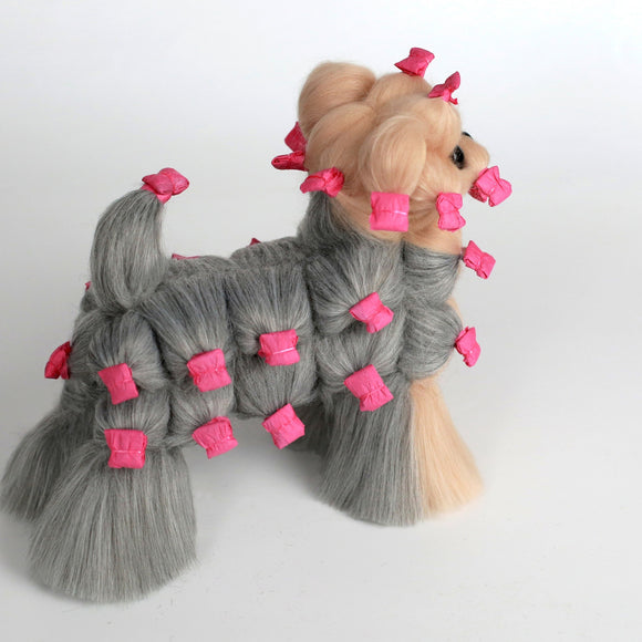 Mr. Jiang Yorkshire Full Body Hair – Realistic Replacement Coat for Small Dog Mannequin