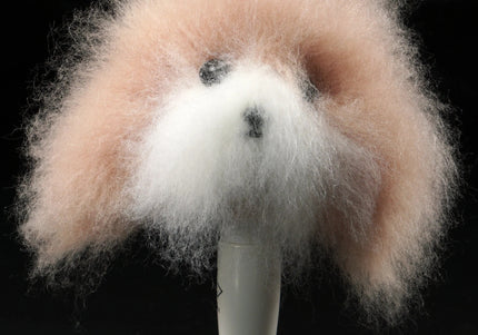 Mr. Jiang Teddy Head Replacement Hair – Beige with White Muzzle, Realistic Texture
