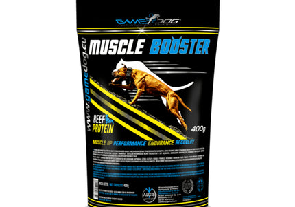 Game Dog Muscle Booster 400g – High-Protein Supplement, Enhances Muscle Growth and Endurance