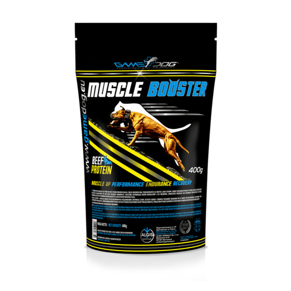 Game Dog Muscle Booster 400g – High-Protein Supplement, Enhances Muscle Growth and Endurance