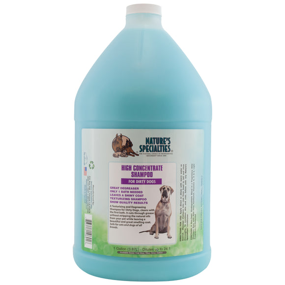 Nature's Specialties High Concentrate Dirty Dog Shampoo – Degreasing Formula, 1:24 Dilution, 3.8L