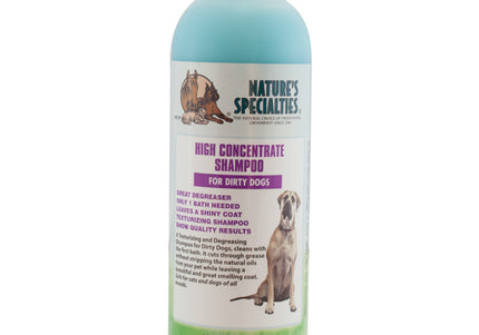 Nature's Specialties Dirty Dog High Concentrate Shampoo – Degreasing Formula, 1:24 Dilution, 473ml