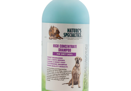 Nature's Specialties Dirty Dog High Concentrate Shampoo – Powerful Degreasing Formula, 946ml