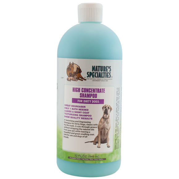 Nature's Specialties Dirty Dog High Concentrate Shampoo – Powerful Degreasing Formula, 946ml