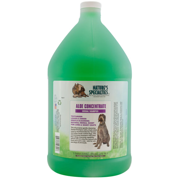 Nature's Specialties Aloe Concentrate Shampoo – Texturizing Formula, 1:16 Dilution, 3.8L Bottle