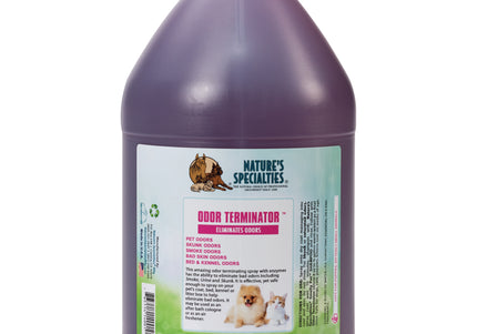 Nature's Specialties Odor Terminator 3.8L – Powerful Coat and Air Freshener, Long-Lasting Formula