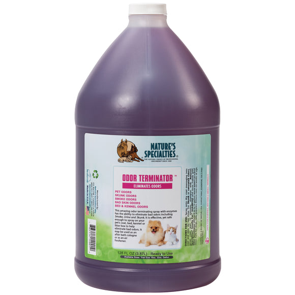 Nature's Specialties Odor Terminator 3.8L – Powerful Coat and Air Freshener, Long-Lasting Formula