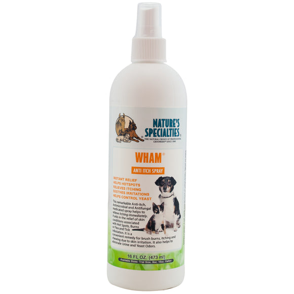 Nature's Specialties Wham Anti-Itch Spray – Soothing Relief Formula, 473ml, Fast-Acting Comfort