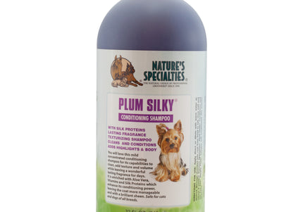 Nature's Specialties Plum Silky Shampoo – Nourishing Silk-Infused Concentrate, 946ml Bottle