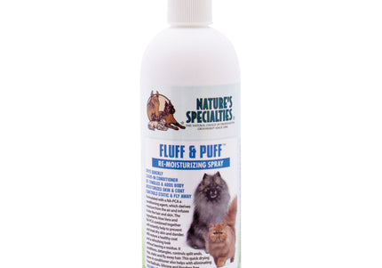Nature's Specialties Fluff & Puff Spray – Moisturizing Leave-In Conditioner, 473ml, Lightweight Formula