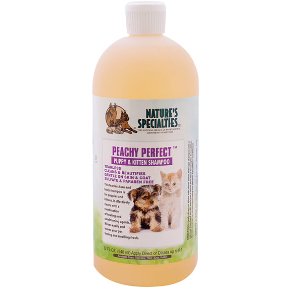 Nature's Specialties Peachy Perfect Shampoo – Gentle Tear-Free Formula, 1:6 Concentrate, 946ml