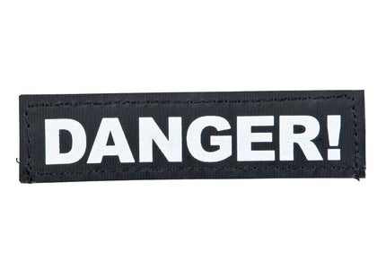 Julius K-9 Danger Patch XXXS – Durable Harness Patch, 2x8cm Size, Easy Attachment