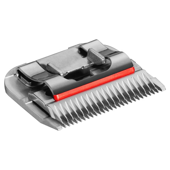 Heiniger Red Line Clamp Holder – Snap-On Blade Organizer, Secure Storage for Razor Attachments