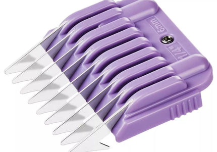 Heiniger Snap-On Stainless Steel Comb – 6mm Spacer, Durable Precision Attachment