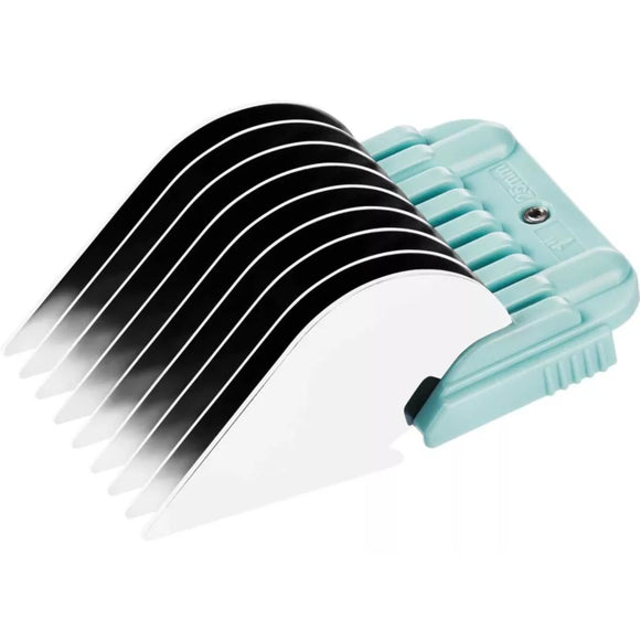 Heiniger Snap-On Stainless Steel Comb – 25mm Precision Spacer, Durable Metal Construction