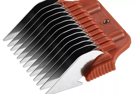Heiniger Wide W-Snap-On Stainless Steel Comb – 13mm Spacer for Wide Blades, Durable Design