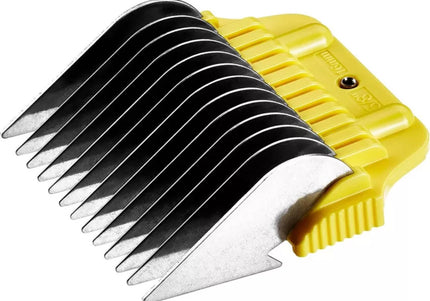 Heiniger Wide W-Snap-On Stainless Steel Comb Set – Durable Spacers for Wide Blades, 8 Pieces