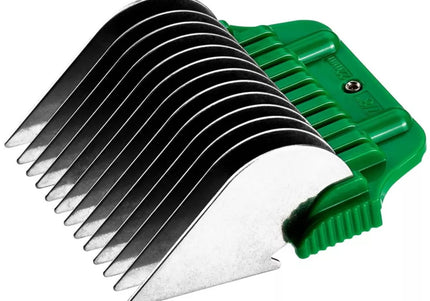 Heiniger Wide W-Snap-On Stainless Steel Comb – 22mm Spacer for Wide Blades, Durable Design