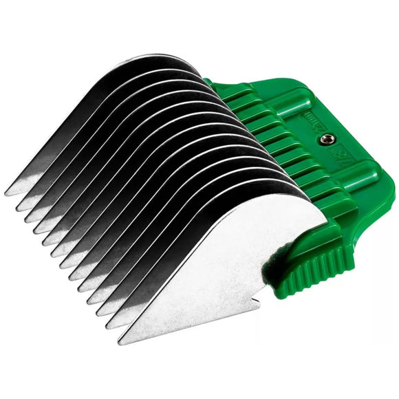 Heiniger Wide W-Snap-On Stainless Steel Comb – 22mm Spacer for Wide Blades, Durable Design