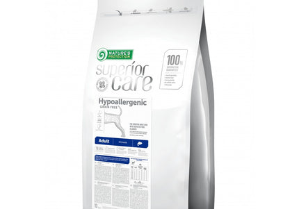 Nature's Protection Superior Care Hypoallergenic Adult Salmon Dog Food – 10kg Premium Formula