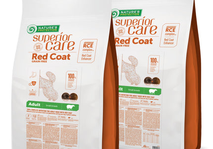 Nature’s Protection Superior Care Red Coat Small Breed Lamb & Krill Dog Food, 2x10kg – Nutrient-Rich Formula for Vibrant Coats
