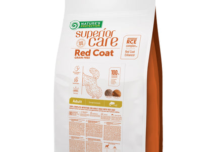 Nature’s Protection Superior Care Red Coat Adult Small Breeds Salmon – Nutrient-Rich Dog Food with Krill, 10kg