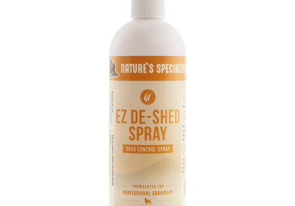 Nature's Specialties EZ De-Shed Spray 473ml – Fast-Acting Coat Shedding Solution, Professional Formula