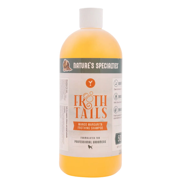 Nature's Specialties Froth Tails Mango Margarita Shampoo – Moisturizing Concentrate, Fruity Scent, 946ml