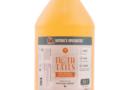 Nature's Specialties Froth Tails Mango Margarita Shampoo – Moisturizing Concentrate, Fruity Scent, 3.8L
