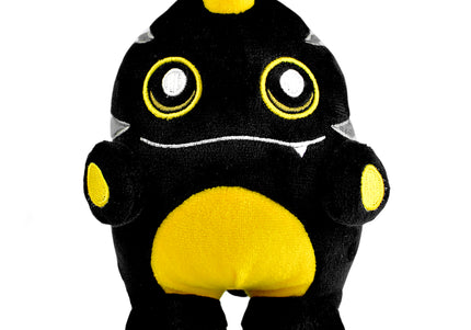Dashi Nero Plush Toy 16cm – Soft Squeaky Black Creature, Durable and Engaging