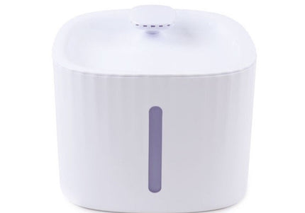 Record Nettuno Fountain 3L – Elegant Pet Water Dispenser with LED Light and Water Level Indicator