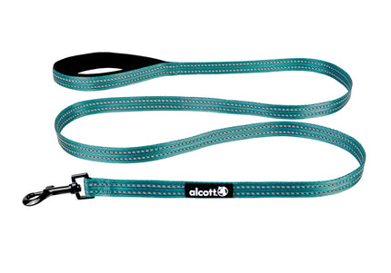 Alcott Adventure Leash 180cm Blue – Reflective Tape, Medium, Durable Outdoor Design