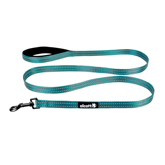 Alcott Adventure Leash 180cm Blue – Reflective Tape, Medium, Durable Outdoor Design