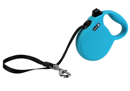 Alcott Wanderer Retractable Leash 5m Blue – Compact Tangle-Free Design, Small Size