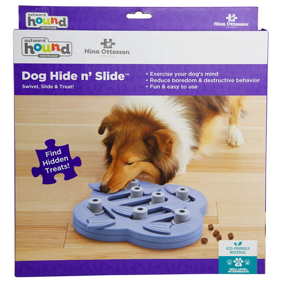 Nina Ottosson Hide N' Slide Interactive Composite Puzzle – Engaging Level 2 Dog Game