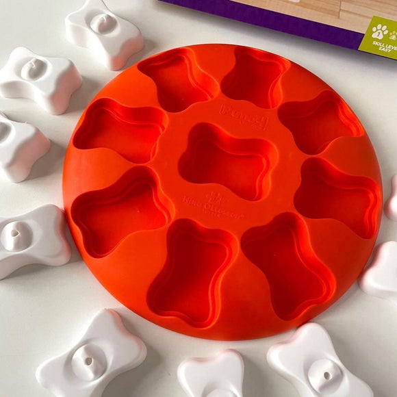 Nina Ottosson Dog Smart Level 1 Puzzle – Easy Interactive Treat-Dispensing Game, Durable Design