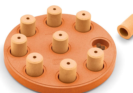Nina Ottosson Dog Smart Level 1 Puzzle Game – Durable Composite, Easy Interactive Design in Orange