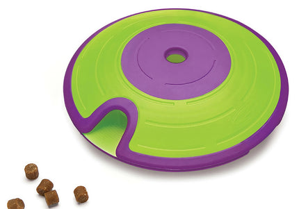 Nina Ottosson Treat Maze Puzzle Toy – Interactive Green Level 2 Enrichment Feeder