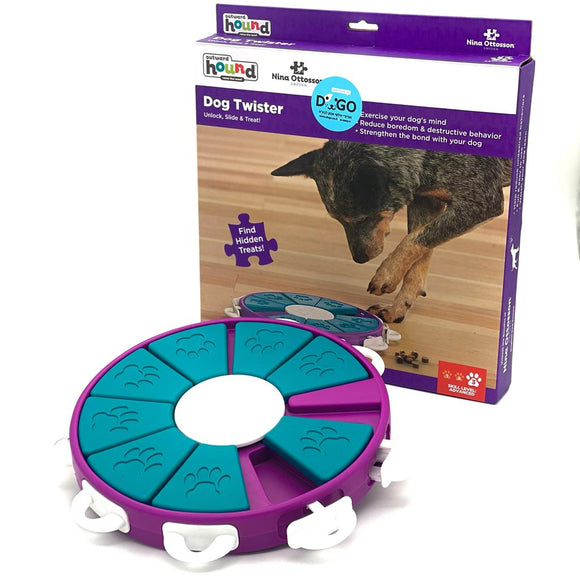 Nina Ottosson Dog Twister Level 3 – Interactive Logic Puzzle Toy, Advanced Challenge Design