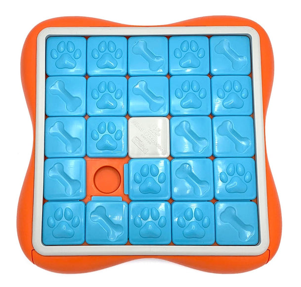 Nina Ottosson Dog Challenge Slider Level 3 – Interactive Smart Puzzle Toy, Advanced Mental Stimulation
