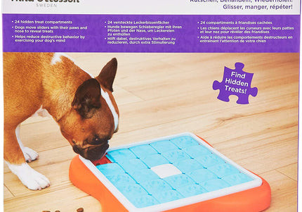 Nina Ottosson Dog Challenge Slider Level 3 – Interactive Smart Puzzle Toy, Advanced Mental Stimulation