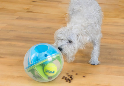 Nina Ottosson A-Maze Ball Level 2 – Interactive Treat Puzzle Ball with Internal Maze Design